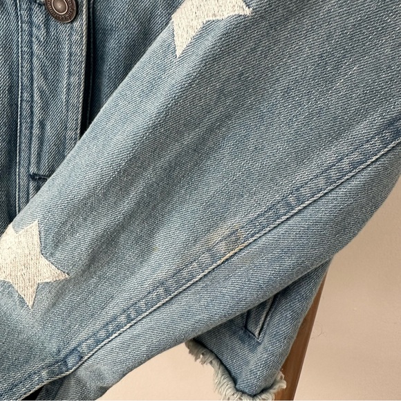 Cupcakes and cashmere hand-stitched star jean jacket! - Picture 9 of 9